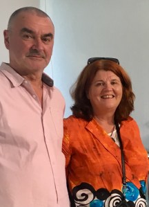 Author and Neil Jarman